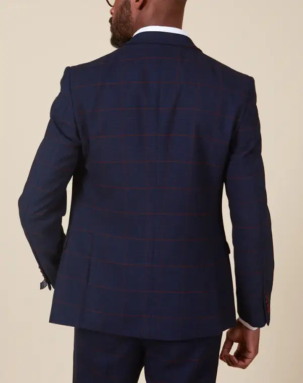 Navy blue 2pc. gentlemen's suit - Edison Redline