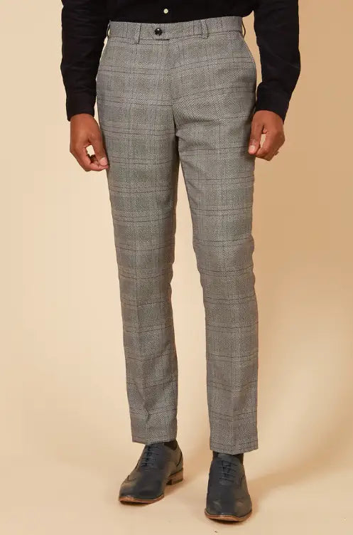 2-piece suit check Jerry grey