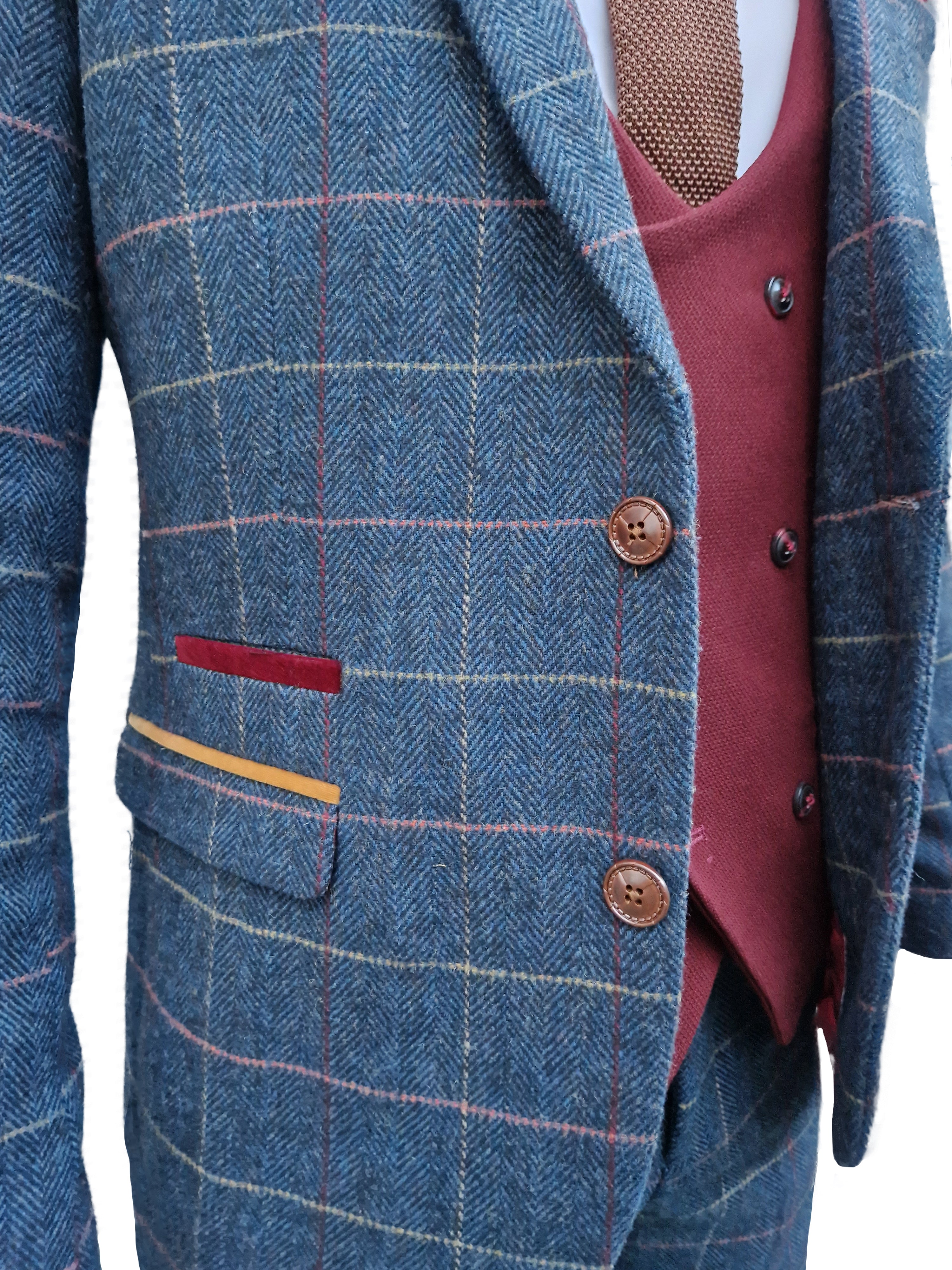 3-Piece Men's Suit Tweed Eton - Mix & Match
