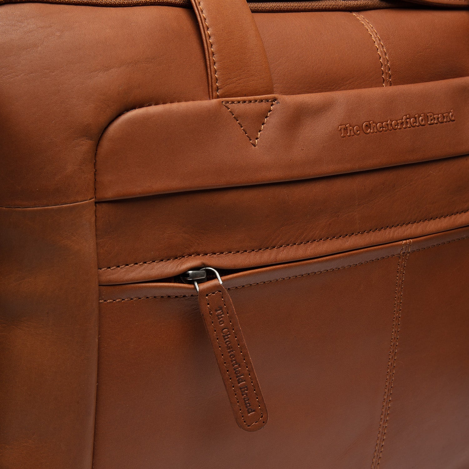 Leather Laptop Bag - The Chesterfield Brand Ryan Cognac