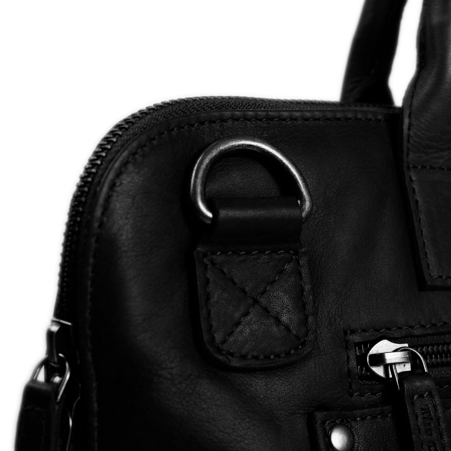Leather Laptop Bag - The Chesterfield Brand Harvey Black