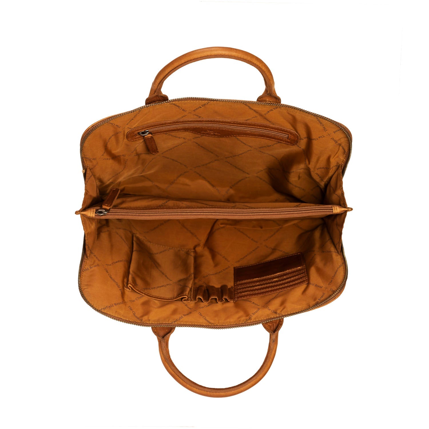 Leather Laptop Bag - The Chesterfield Brand Harvey Cognac