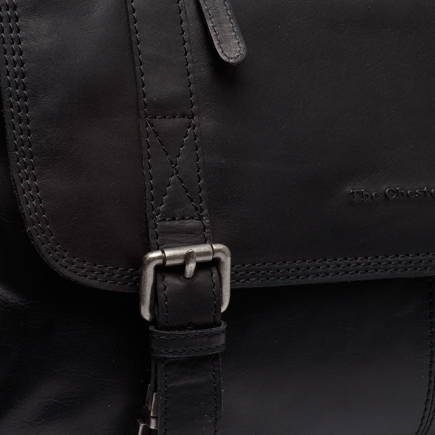 Leather Laptop Bag - The Chesterfield Brand Veneto Black