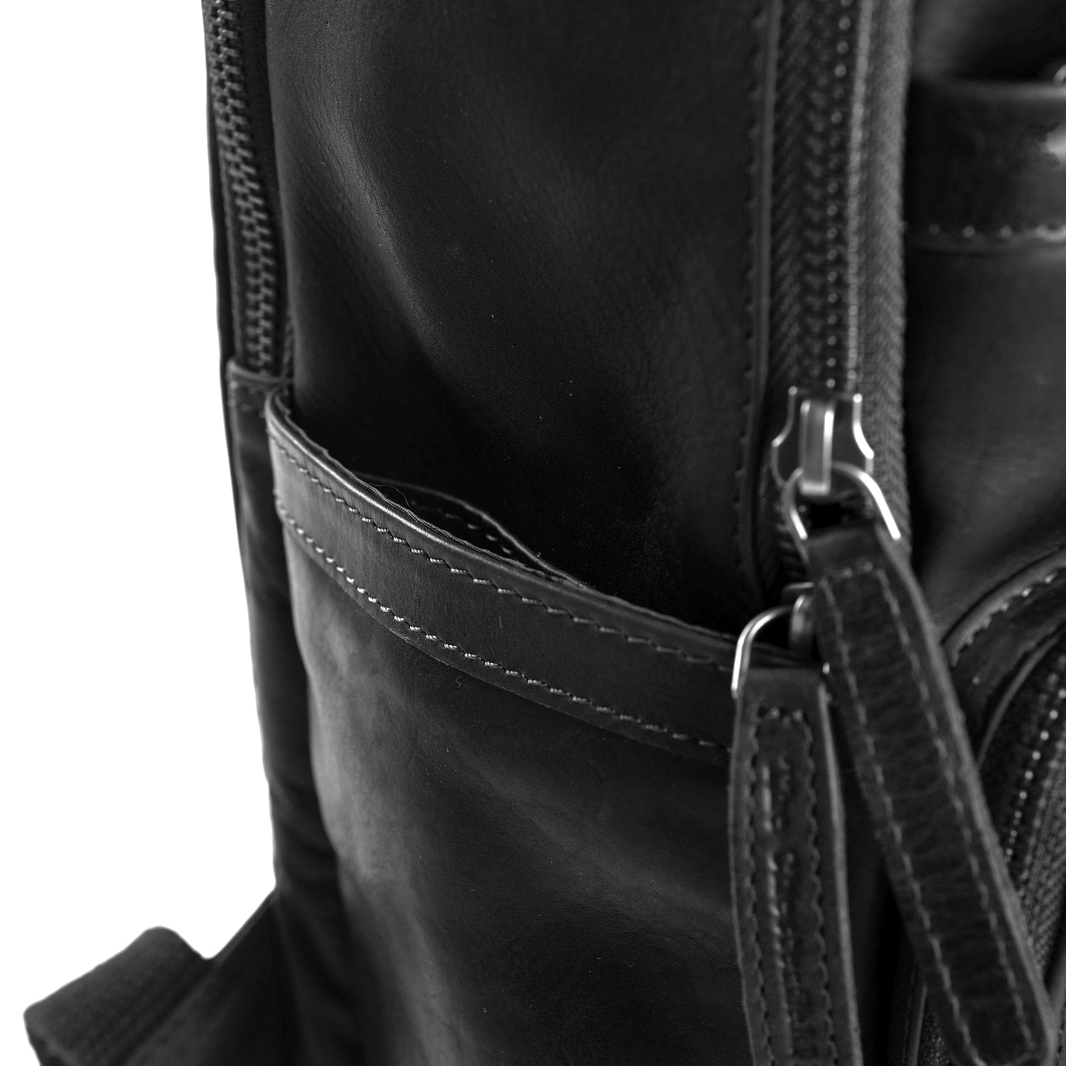 Leather Backpack - The Chesterfield Brand Austin Black