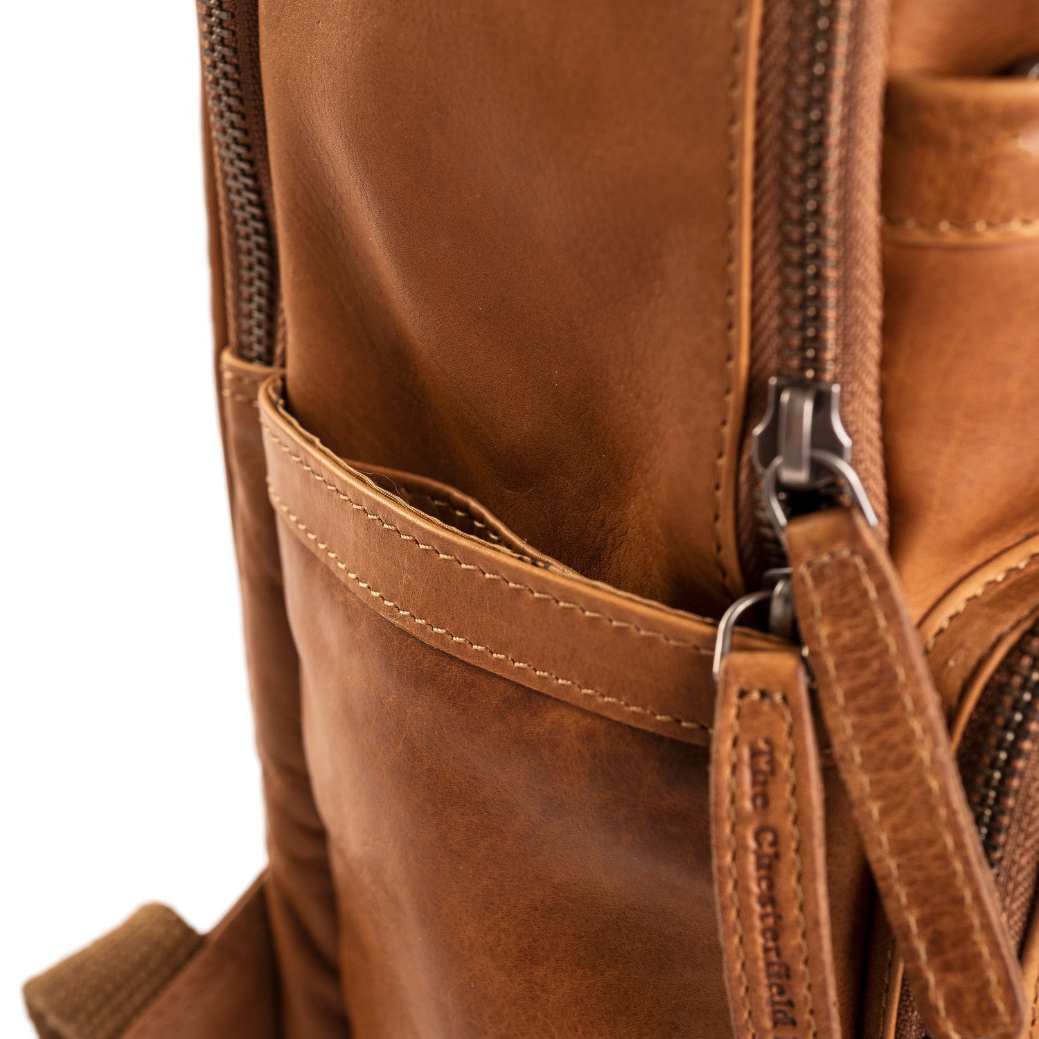 Leather Backpack - The Chesterfield Brand Austin Cognac