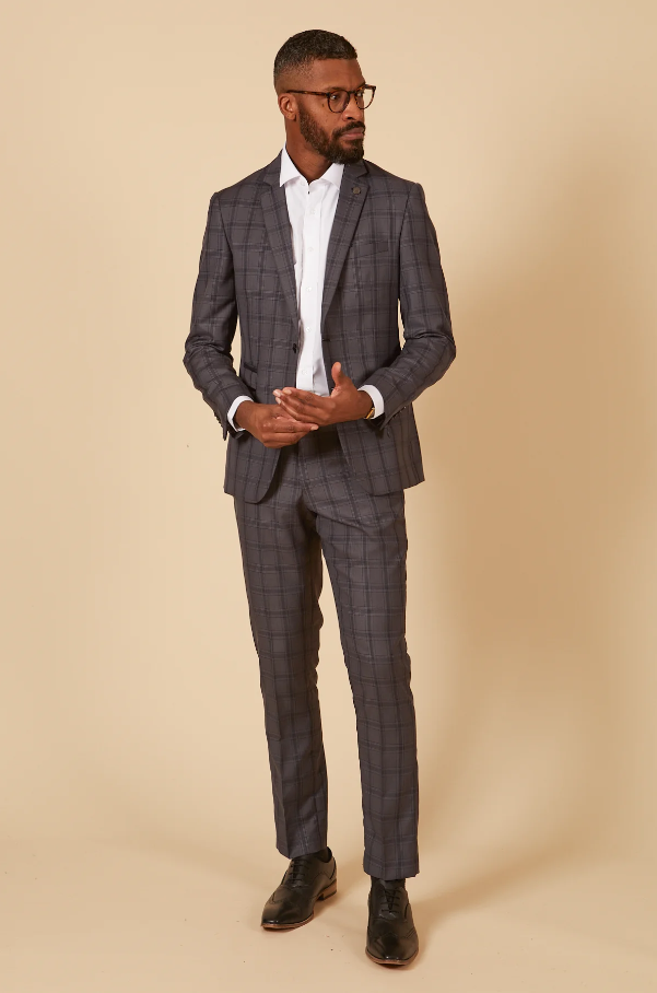 2-piece suit - Gray men's costume - Jose Grey suit 2pc