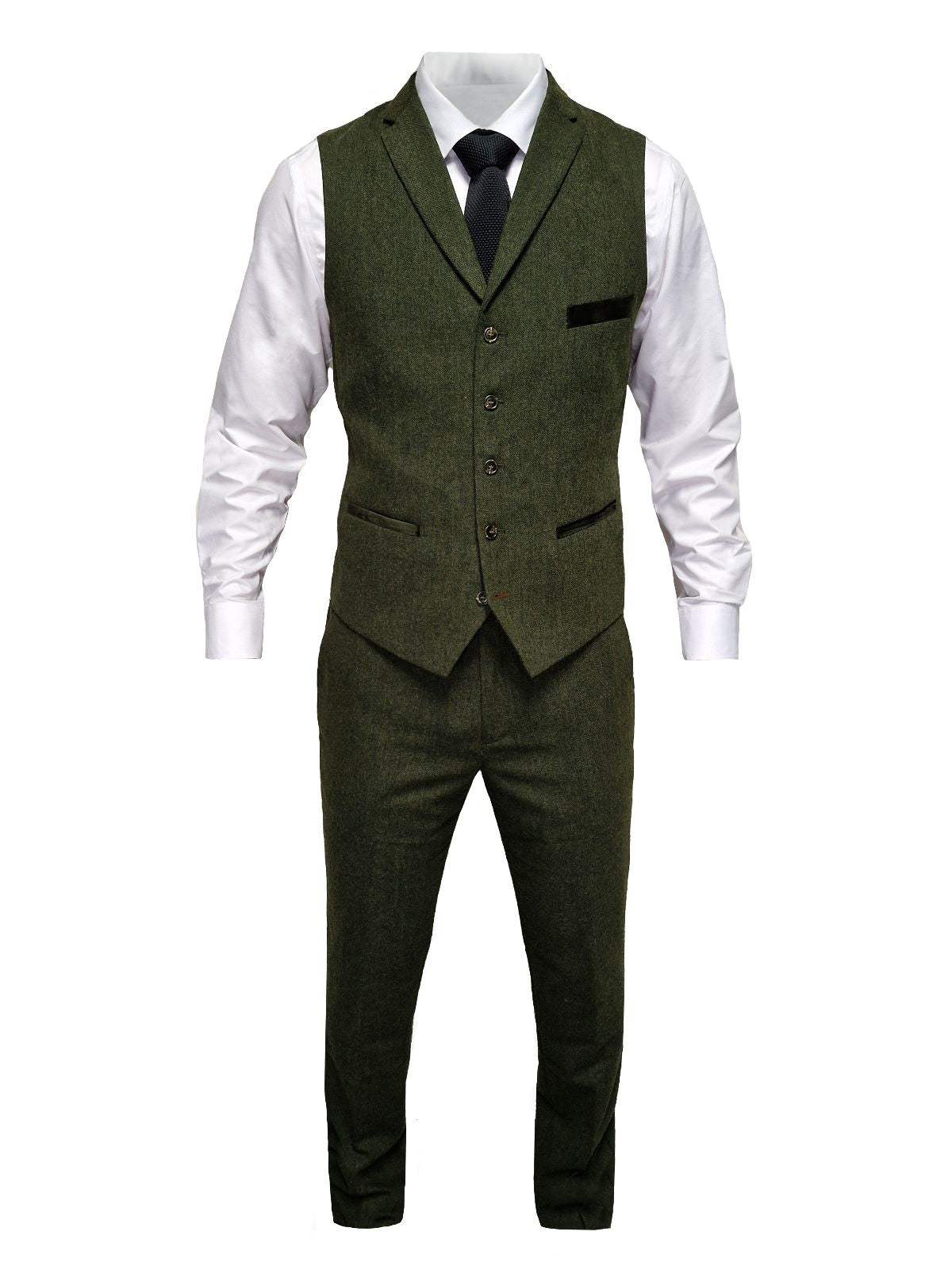 TAVERNY Chief - Men's Three-Piece Suit Gentleman Navy