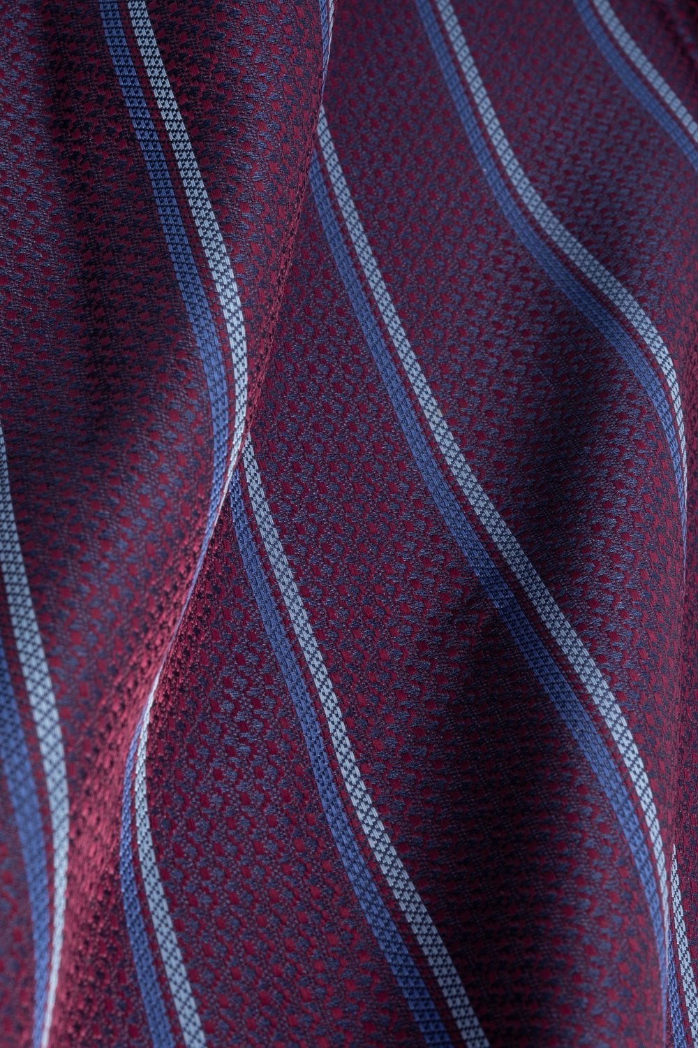 Cavani - Wine Striped Tie Set