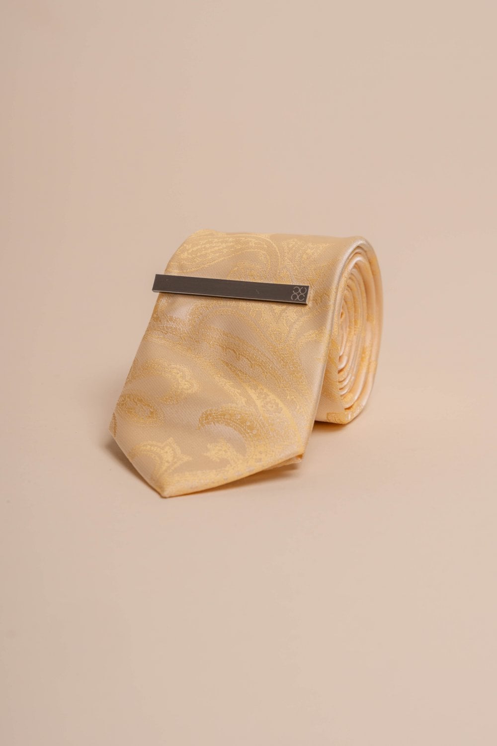 Cavani - Gold Paisley Tie Set