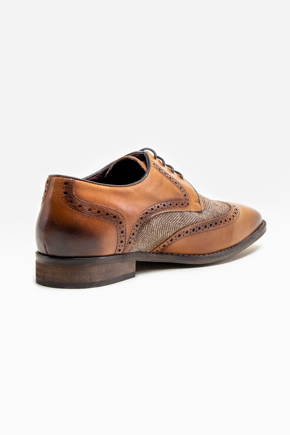 Cavani Faro Tweed Shoes - Brown