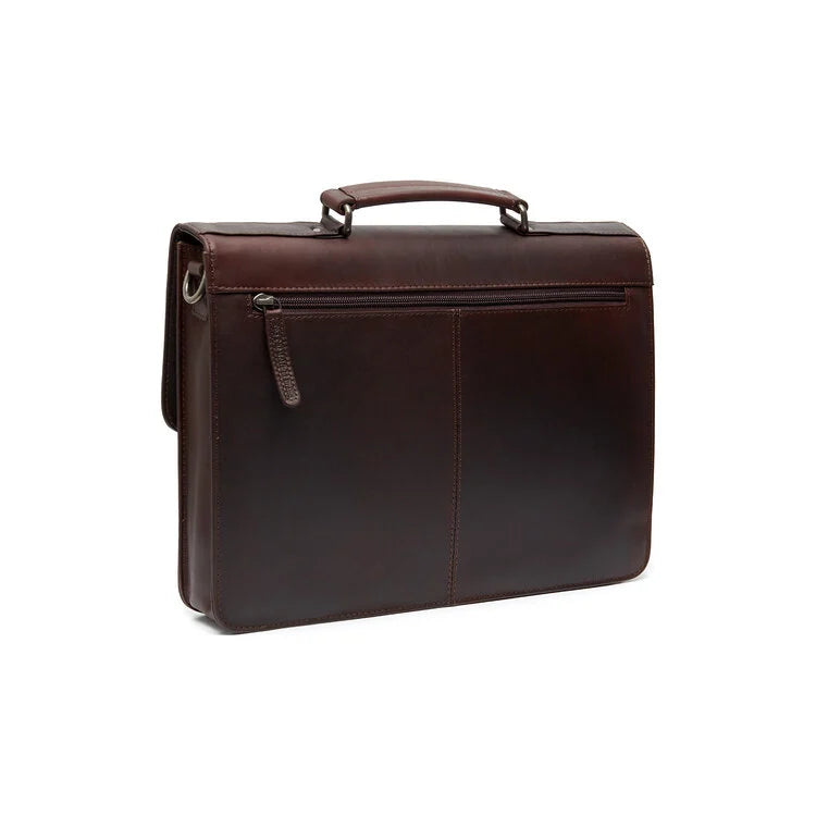 Leather Briefcase - The Chesterfield Brand Venice Brown