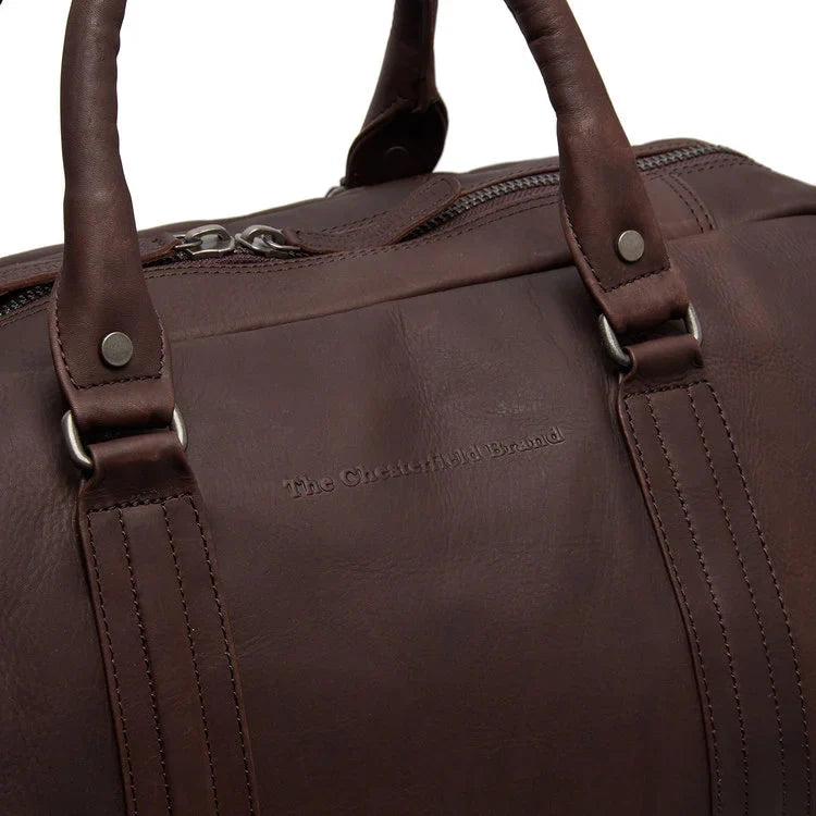 Leather Weekend Bag - The Chesterfield Brand Perth Brown
