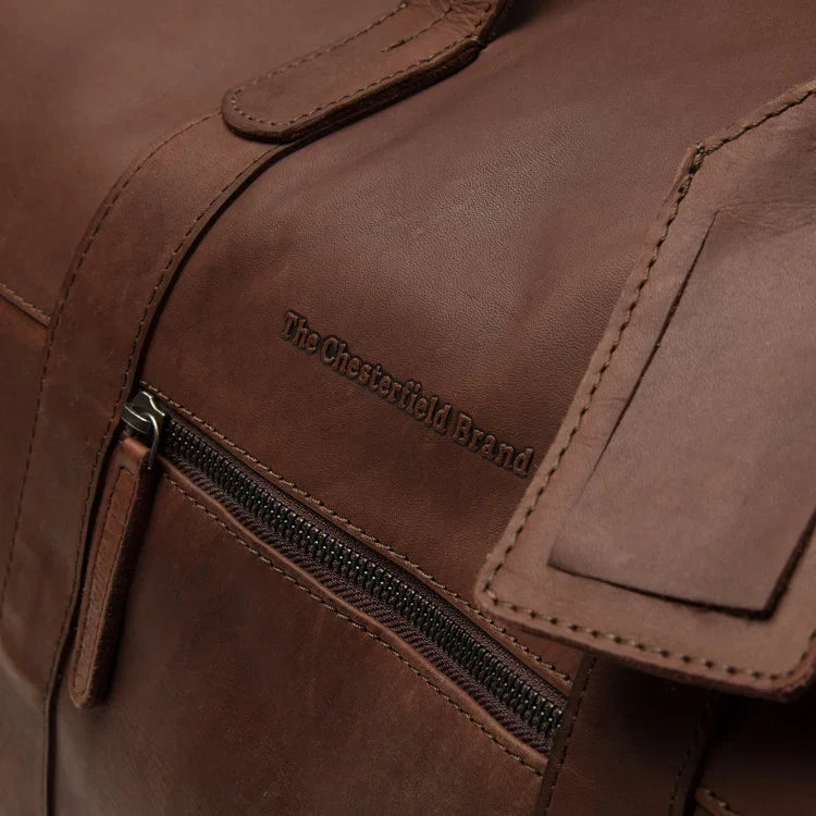 Leather Weekend Bag - The Chesterfield Brand Portsmouth Brown