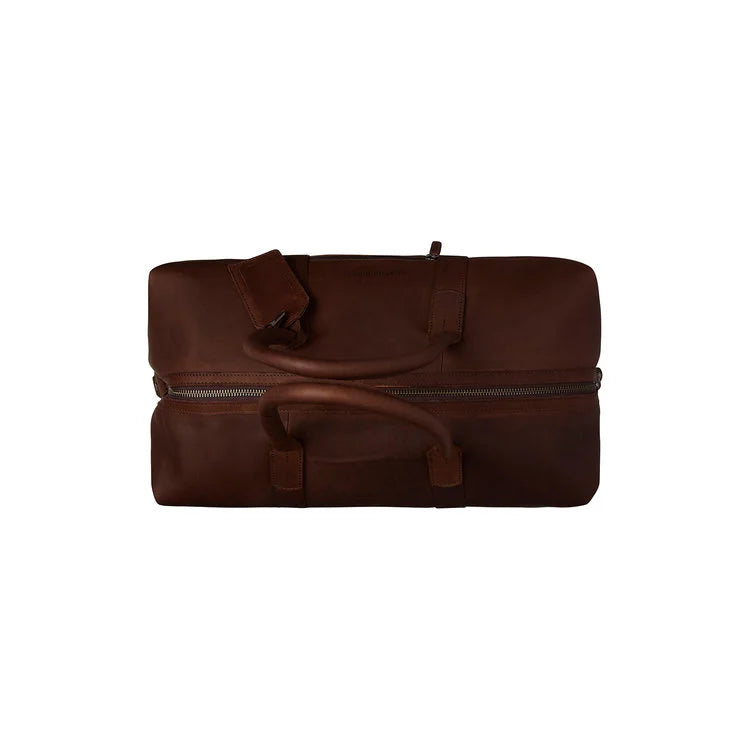 Leather Weekend Bag - The Chesterfield Brand Portsmouth Brown