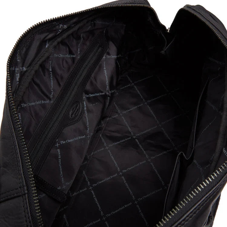 Leather Weekend Bag - The Chesterfield Brand Melbourne Black