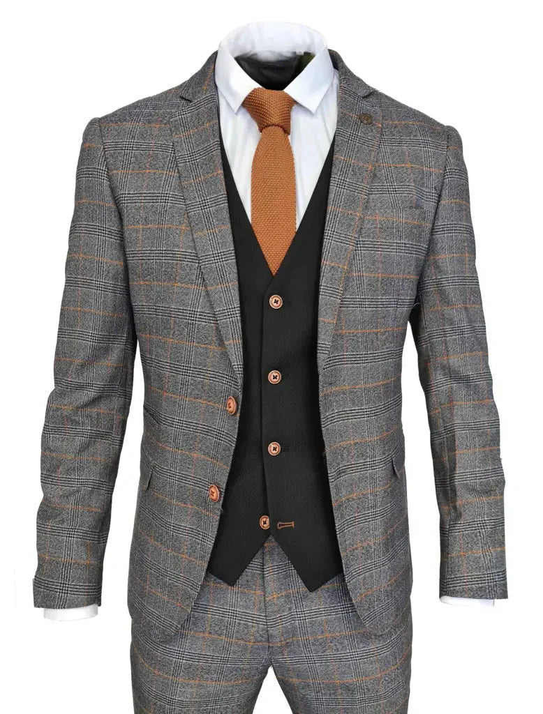 3-Piece Suit Jenson Grey Mix and Match