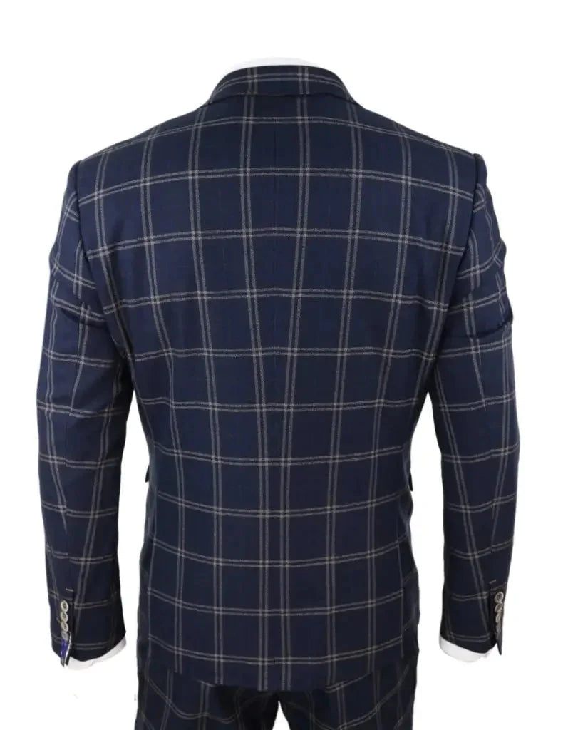 Hardy Navy Suit 3-Delig pak Gentlemans suit - driedelig pak