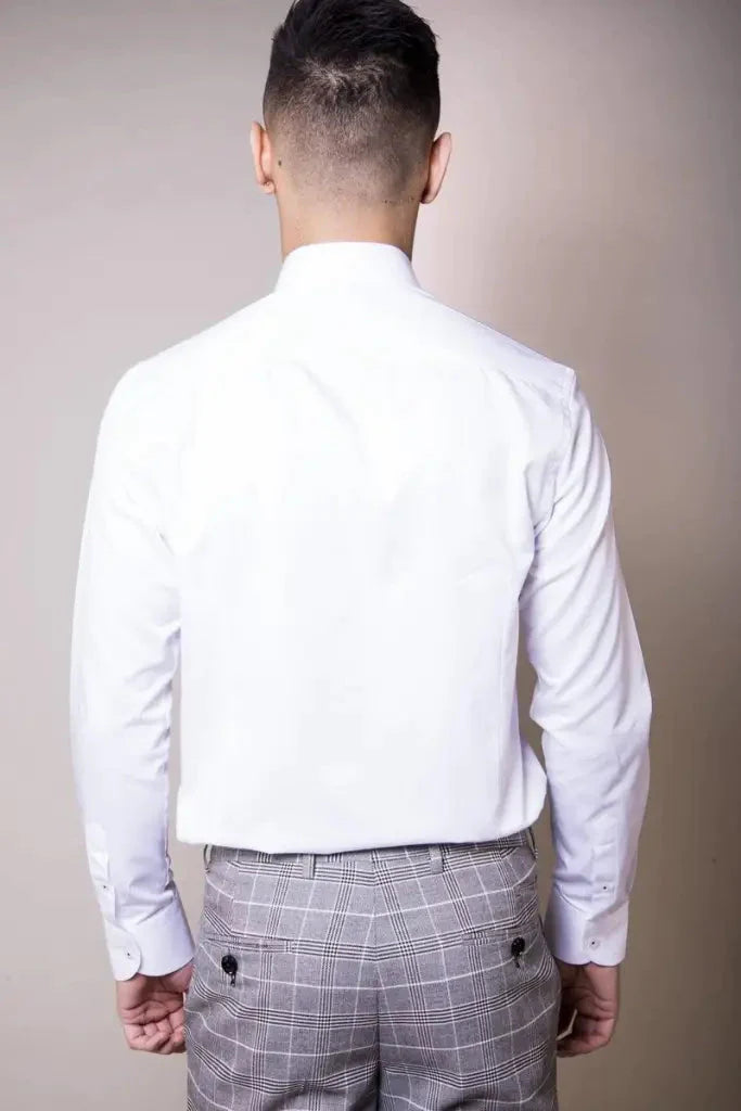 Peaky blinders stijl - overhemd wit - overhemd