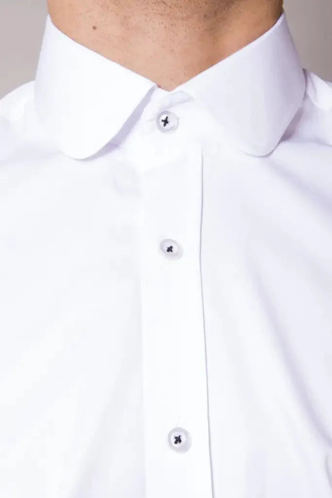 Peaky blinders stijl - overhemd wit - S - overhemd