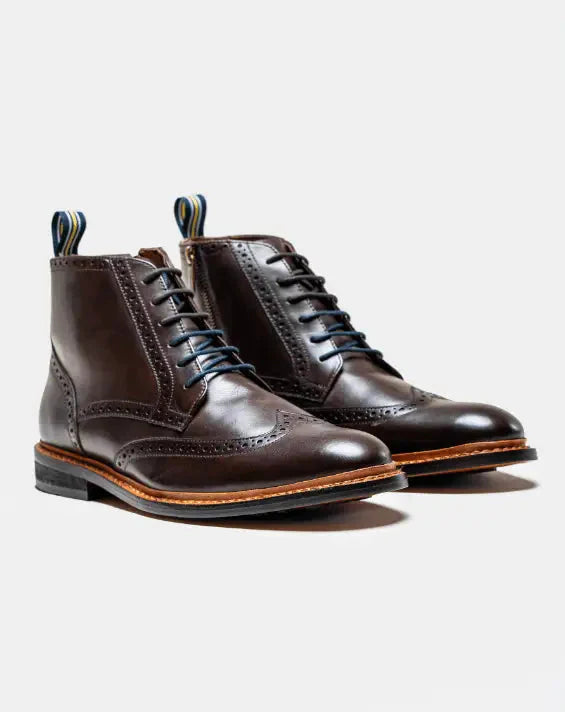 Premium heren boots - Cavani Ashmoor brown - 39 - schoenen
