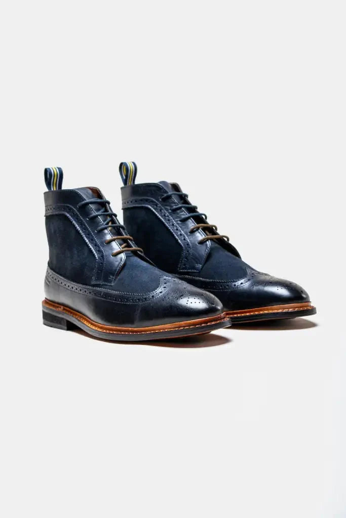 Premium heren boots - Cavani Bosworth navy - 39 - schoenen