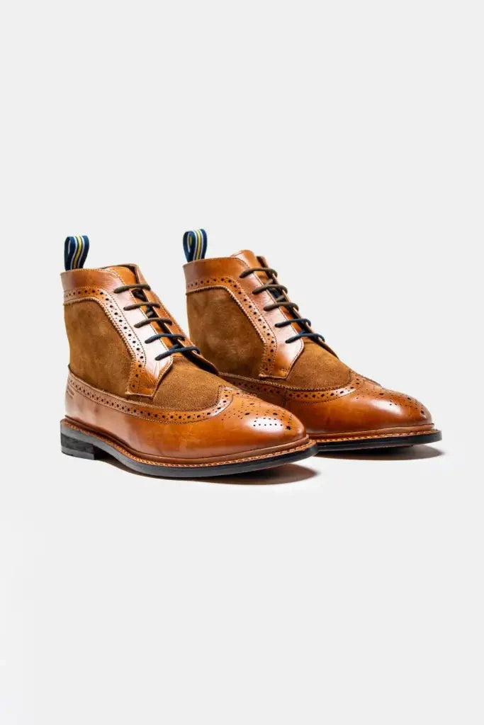 Premium heren boots - Cavani Bosworth tan - 39 - schoenen