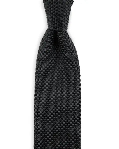 Stropdas zwart gebreid - Sir Redman - stropdas