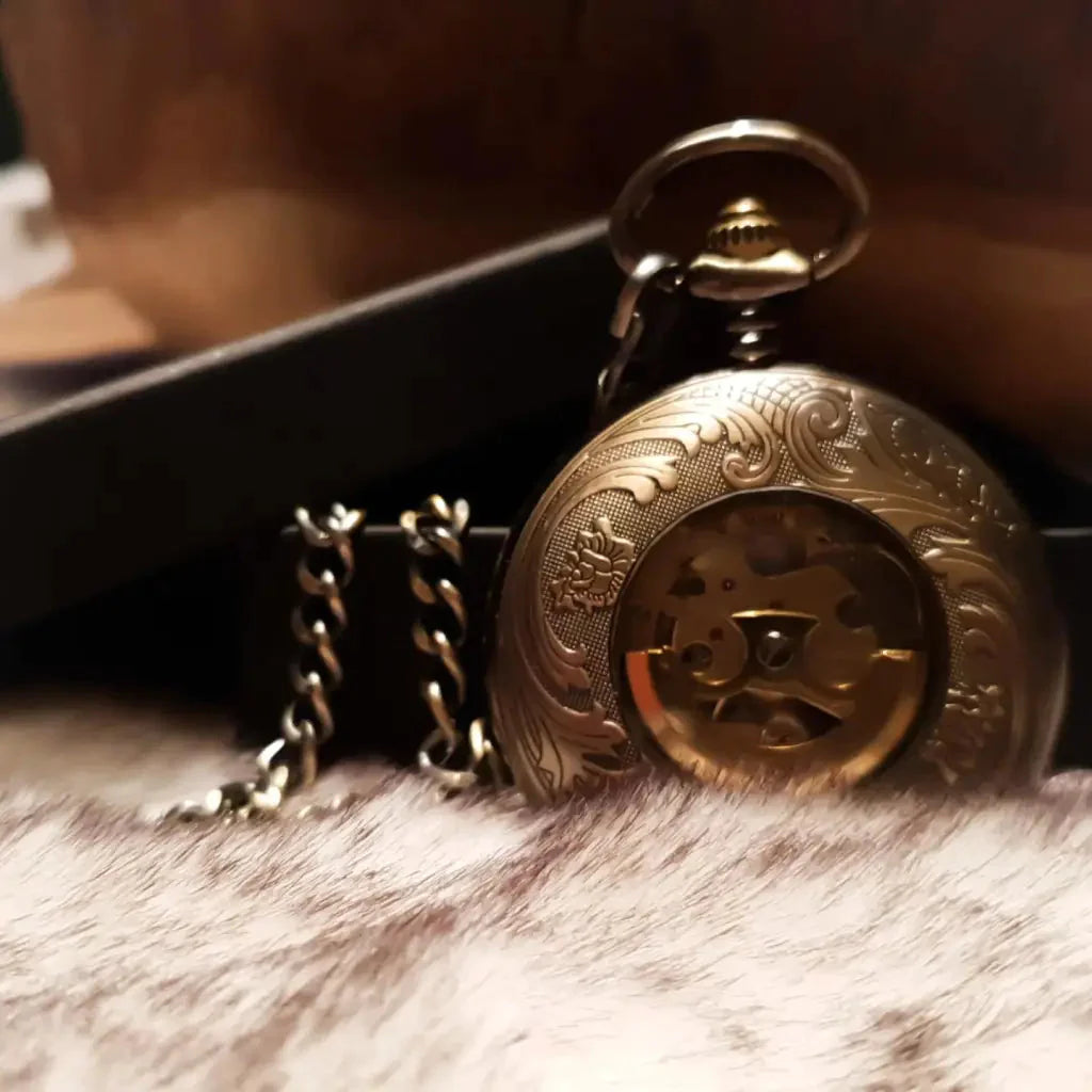 Vintage bronze Selfwind Pocket Watch -